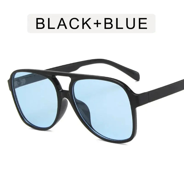 Surendra 39 - Ins Style Vintage Square Punk Sunglasses Women Retro Brand Oversized Frame Sun Glasses Female Black Yellow Glasses Oculos De Sol Wicked Tender