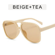 Surendra 39 - Ins Style Vintage Square Punk Sunglasses Women Retro Brand Oversized Frame Sun Glasses Female Black Yellow Glasses Oculos De Sol Wicked Tender