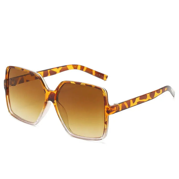 Surendra 42 - New Vintage Sunglasses Women Men Square Big Frame Sun Glasses Female Brand Designer Retro Shades Fashion Oculos De Sol ﻿for Male Wicked Tender