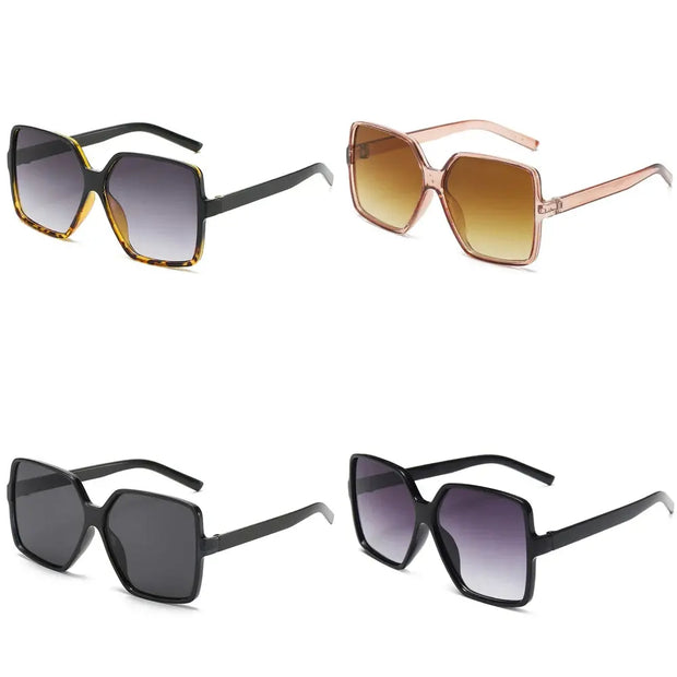 Surendra 42 - New Vintage Sunglasses Women Men Square Big Frame Sun Glasses Female Brand Designer Retro Shades Fashion Oculos De Sol ﻿for Male Wicked Tender