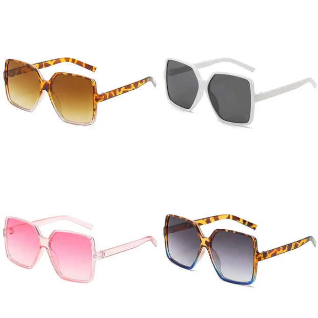 Surendra 42 - New Vintage Sunglasses Women Men Square Big Frame Sun Glasses Female Brand Designer Retro Shades Fashion Oculos De Sol ﻿for Male Wicked Tender