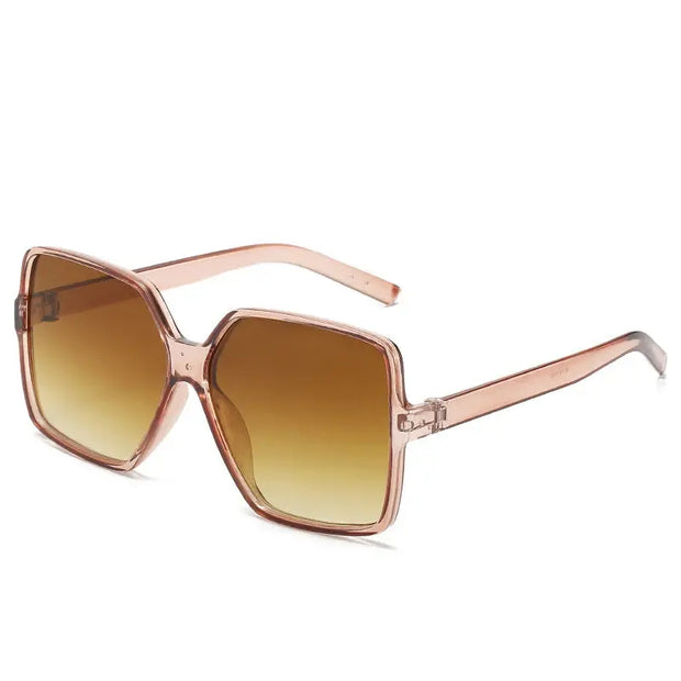 Surendra 42 - New Vintage Sunglasses Women Men Square Big Frame Sun Glasses Female Brand Designer Retro Shades Fashion Oculos De Sol ﻿for Male Wicked Tender