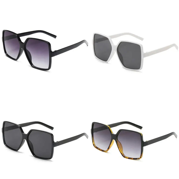 Surendra 42 - New Vintage Sunglasses Women Men Square Big Frame Sun Glasses Female Brand Designer Retro Shades Fashion Oculos De Sol ﻿for Male Wicked Tender
