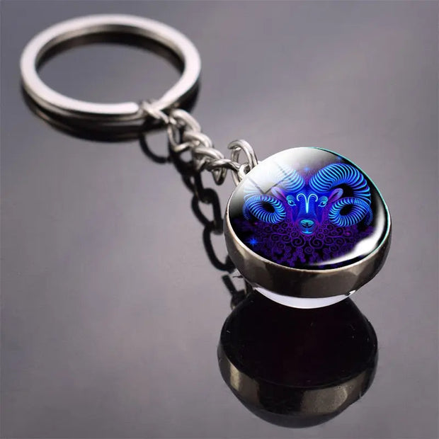 Zodiac Keychain Zodiac Keychain - Glow In The Dark Personalized Keychains Wicked Tender