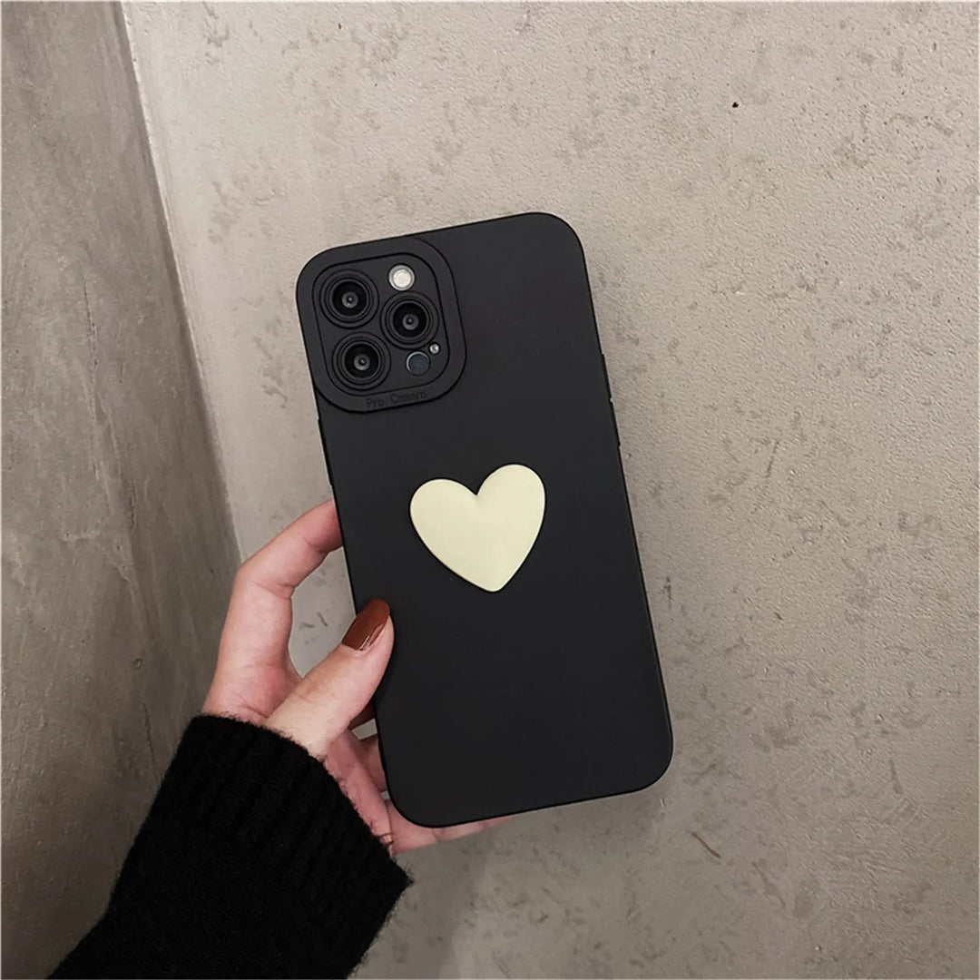 3D-Heart-Phone-Case-Black-