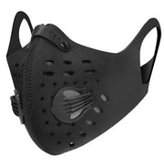 Anti-Pollution Sport Mask - Neoprene, Carbon Filtration, Anti-Bacterial, Double Breathing Valves, Earloop Option Wicked Tender