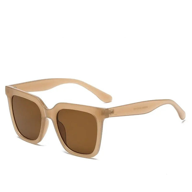 Brown Wayfarer Sunglasses Autumn Queen - Brown Frame Sunglasses, Womens Brown Wayfarer Sunglasses, Brown Square Sunglasses, Oversized Wayfarer Vintage Sunglasses Wicked Tender