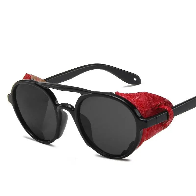 Vintage Metal Aviator Sunglasses with Side Shields, UV400 Lenses Trendy Retro Aviator Sunglasses with Side Shields for Women  main image 4
