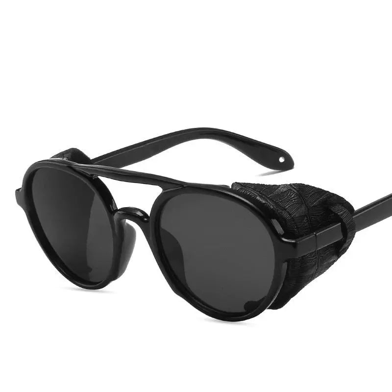 Vintage sunglasses with side shields on sale