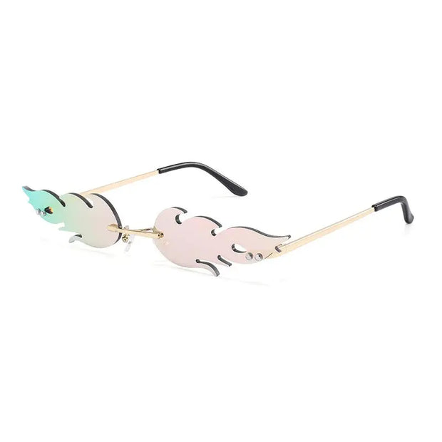 Fire Flame Sunglasses Burnside - Fire Flame Sunglasses Mirrored Sunglasses Womens Pink Mirror Sunglasses Wicked Tender