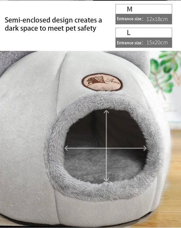 Cozy Cat Cave - Cat House Cat Cave For Large Cats Wicked Tender