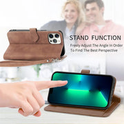 Cute Purple Oppo Phone Card Case - Wallet Phone Case, Aesthetic Phone Cases, Leather Phone Cases, Phone Case With Stand, Leather Flip Phone Case, Floral Phone Case Wicked Tender