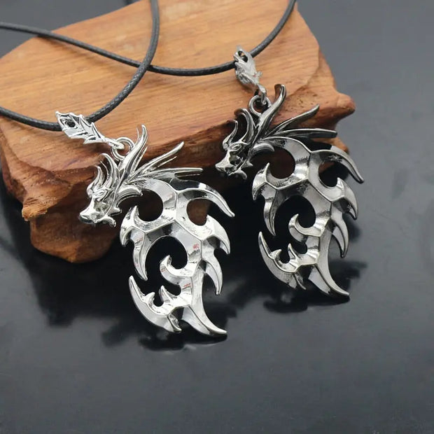 gothic necklace for women Draconic Supremacy Dragon Necklace - Gothic Necklace for Women and Men Wicked Tender