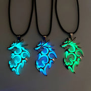 Glow In The Dark Pendant Draconic Victory Glow In The Dark Pendant Necklace Dragon Symbol Wicked Tender