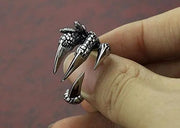 Dragon Claw Ring Dragon Claw Ring - Silver Plated Open Adjustable Vintage Dragon Ring Wicked Tender