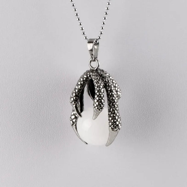 Dragon Crystal Necklace Dragon Talon Gemstone Pendant Necklace - Dragon Crystal Necklace Wicked Tender