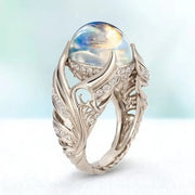 Fiona - Vintage Moonstone Sterling Silver Ring Wicked Tender