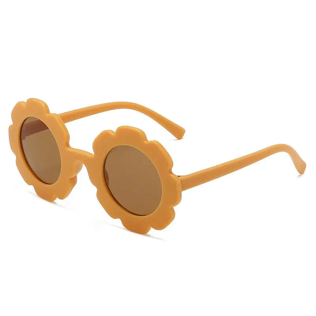 Flower Child - Kids Sunglasses Flower Shaped Sunglasses Cute Sunglasses for Girls Small Round Sunglasses Wicked Tender