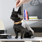 French Bulldog Coin Storage Resin Statue - Indoor Home Decoration Small Animal Frenchie Sculpture for Dog Lovers Wicked Tender