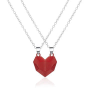 Matching Couple Necklaces Heartbreaker Necklace - Half Heart Matching Couple Necklaces Wicked Tender