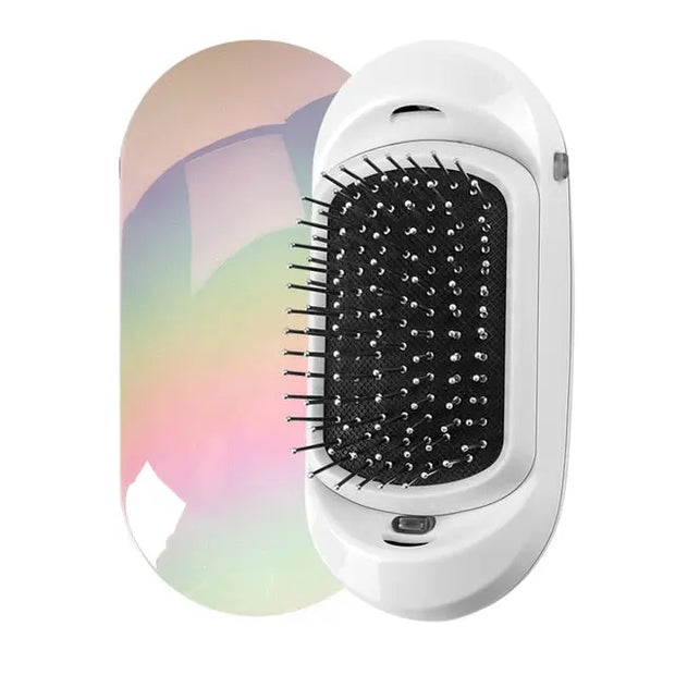 Ionic Electric Hairbrush - Massage Scalp & Remove Static, Frizz Easily Wicked Tender