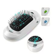 Ionic Electric Hairbrush - Massage Scalp & Remove Static, Frizz Easily Wicked Tender