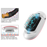 Ionic Electric Hairbrush - Massage Scalp & Remove Static, Frizz Easily Wicked Tender