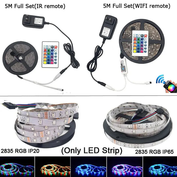 Magic LED Lighting Strips - Wifi/Remote Controlled RGB & RGB+WW, Complete Set Wicked Tender