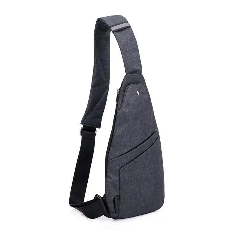 Anti-Theft Travel Right Chest Pack Crossbody Bag Sling Bag for Bicycle Sport Gray Anti-Theft Travel Right Chest Pack Crossbody Bag Sling Bag for Bicycle Sport Gray