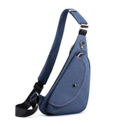 Men's Mini Crossbody Sling Messenger Bag - Small Waterproof Nylon Travel Bag with Adjustable Shoulder Strap Wicked Tender