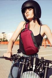 Mens Anti-theft Waterproof Crossbody Sling Messenger Bag - Durable Travel Bag with Wide Adjustable Shoulder Strap Wicked Tender