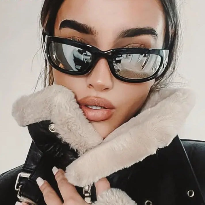 Moon Slayers - Futuristic Mirror Wrap Around Sunglasses  display picture 3