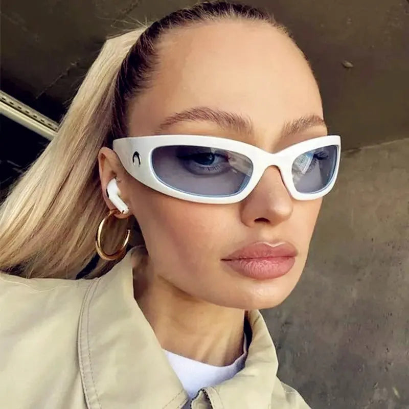 Wrap around mirrored sunglasses on sale