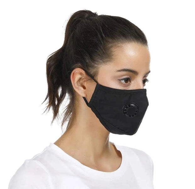 N95 Anti-Pollution Cotton Mask - Carbon Filter, with Breathing Valve ...