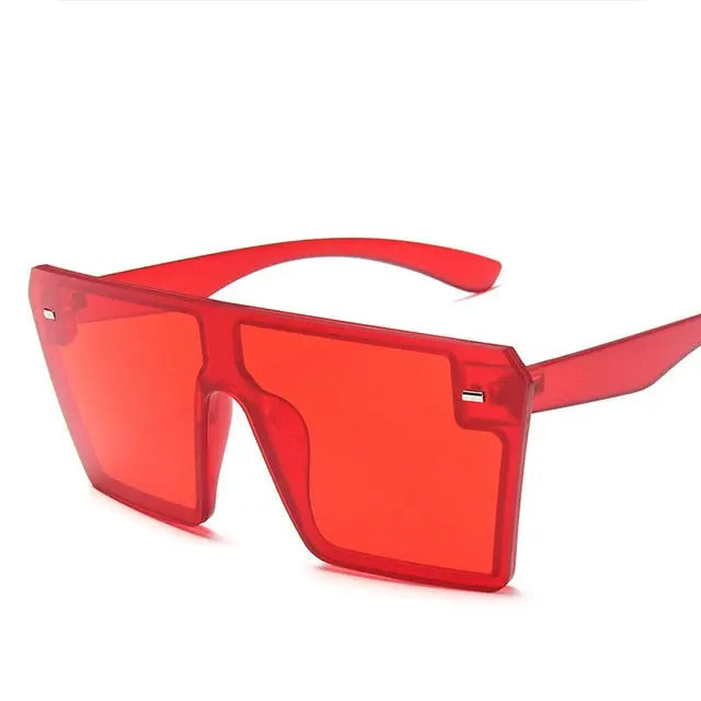 Oversized mirror glasses clearance