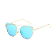 Cateye Sunglasses for Women Panthera - Oversized Mirror Sunglasses Cateye Sunglasses for Women Curved Aviator Sunglasses Wicked Tender