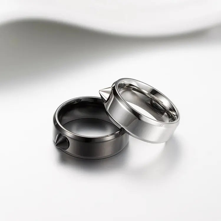 Point Break Self Defense Spike Ring – Stainless Steel Survival Ring ...