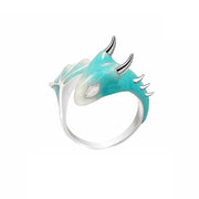 Baby Dragon Ring Adorable Baby Dragon Ring - Adjustable Dragon Wing Ring Wicked Tender