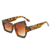 Raised Eyebrow Sunglasses - Big Funny Sunglasses Irregular Cat Eye Sunglasses Wicked Tender
