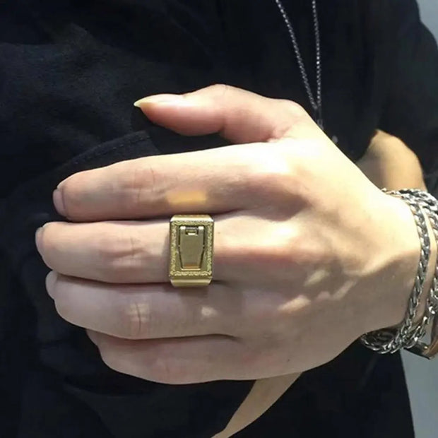 Defense Rings With Razor Hidden Knife Ring