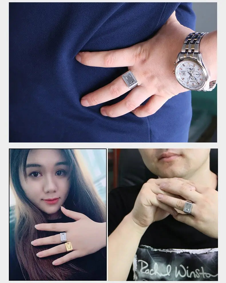 Razor Blade Ring With Knife Self Defense Spike Ring With Hidden Blade ...