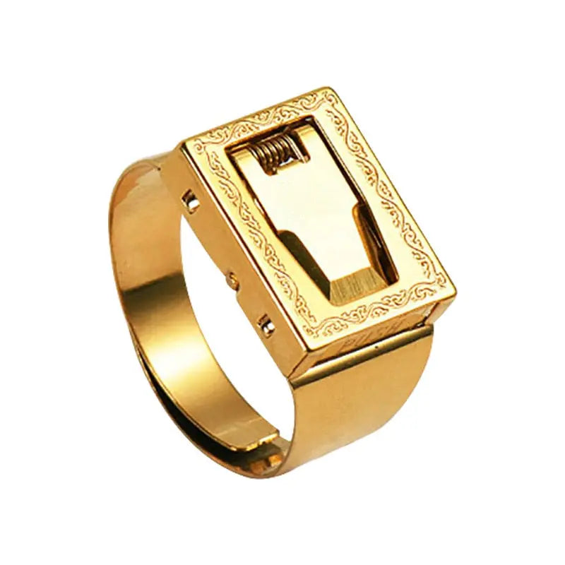 Defense Rings With Razor Razor Blade Hidden Knife Ring – Adjustable Stainless Steel Wrap Ring ...