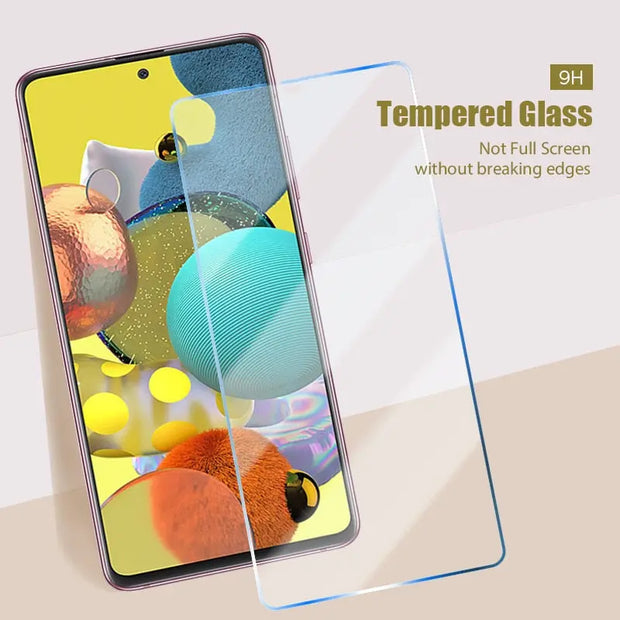 Samsung Tempered Glass Screen Protector for Samsung A Series, S Series, Plus, FE, Ultra, 3 Pieces Wicked Tender
