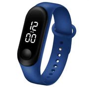 Slim Silicone Jelly Digital Sport Watch  - Electronic Detachable Slim Faced Smart Watch with Touchscreen Wicked Tender
