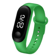 Slim Silicone Jelly Digital Sport Watch  - Electronic Detachable Slim Faced Smart Watch with Touchscreen Wicked Tender