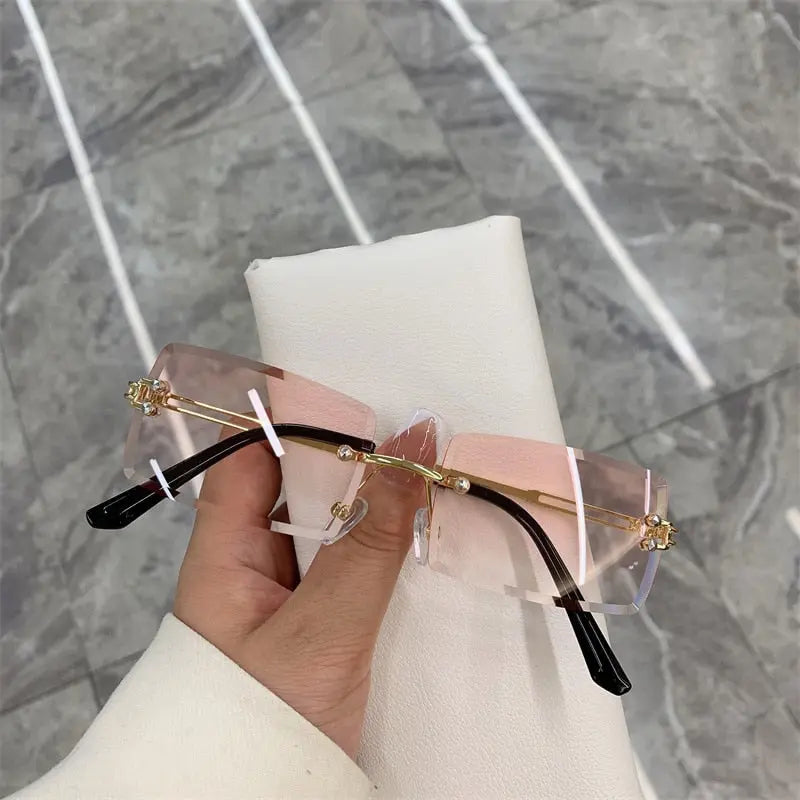 Sophisticate - Small Rectangle Sunglasses Womens Vintage  display picture 1