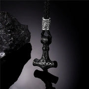 Thor’s Hammer Pendant Necklace Thor’s Hammer Pendant Necklace - Stainless Steel Viking Necklace for Men Wicked Tender