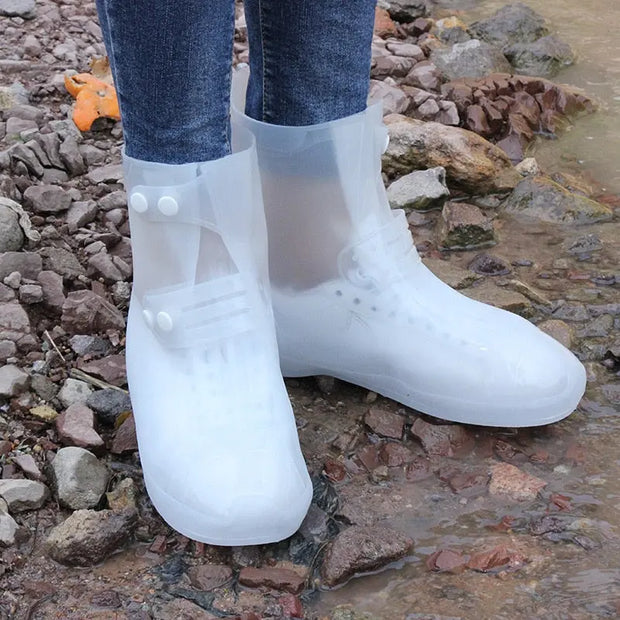 Transparent Waterproof Shoe Covers - Non-Slip Boot Protection Wicked Tender
