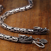 men stainless steel bracelets Twin Dragon Vintage Dragon Bracelet - Men Stainless Steel Bracelets Wicked Tender