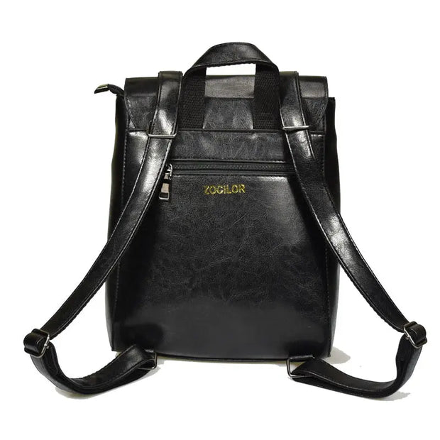 Women's PU Leather Fashion Backpack - Casual Urban Bag Wicked Tender